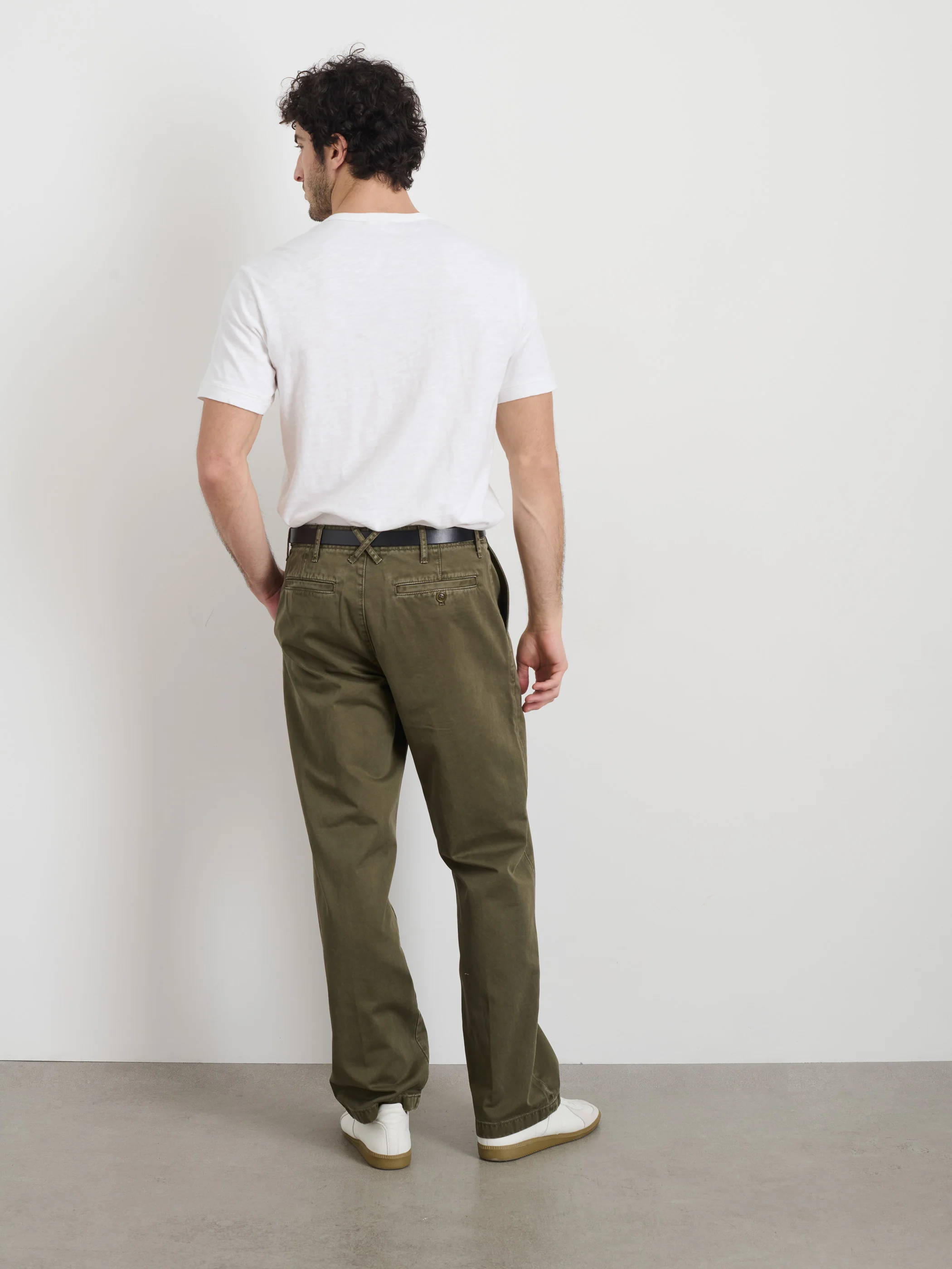 Straight Leg Pant In Vintage Wash Chino - Image 5