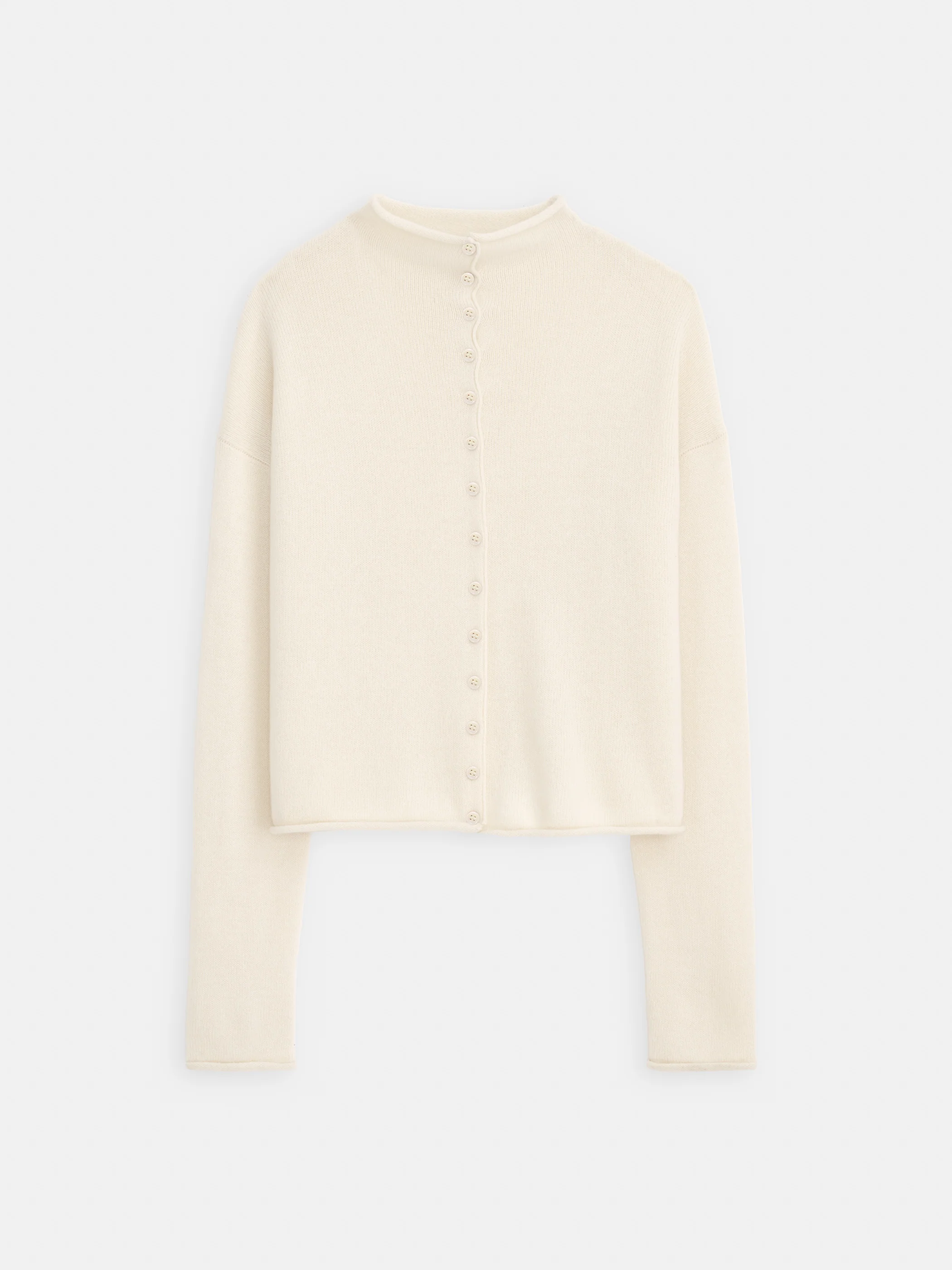 Taylor Cardigan in Washed Cashmere - Image 2