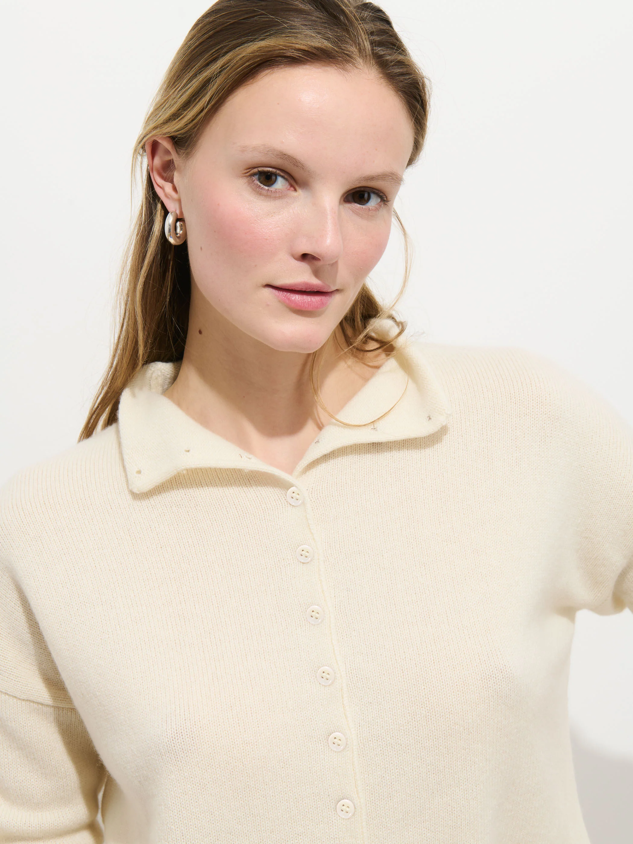 Taylor Cardigan in Washed Cashmere - Image 5