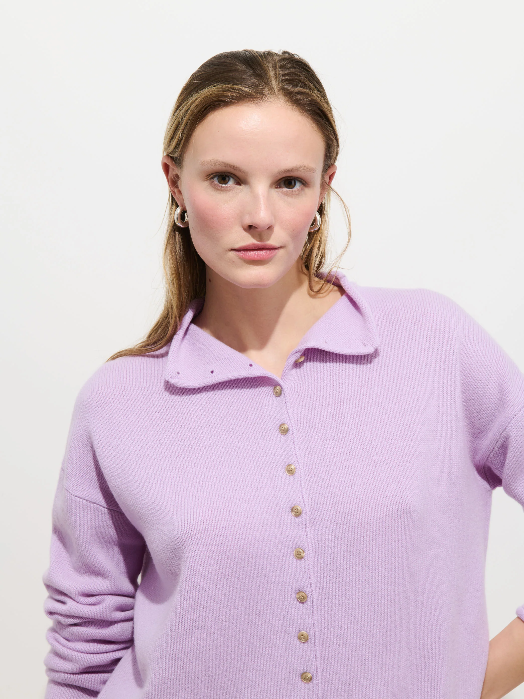 Taylor Cardigan in Washed Cashmere - Image 5