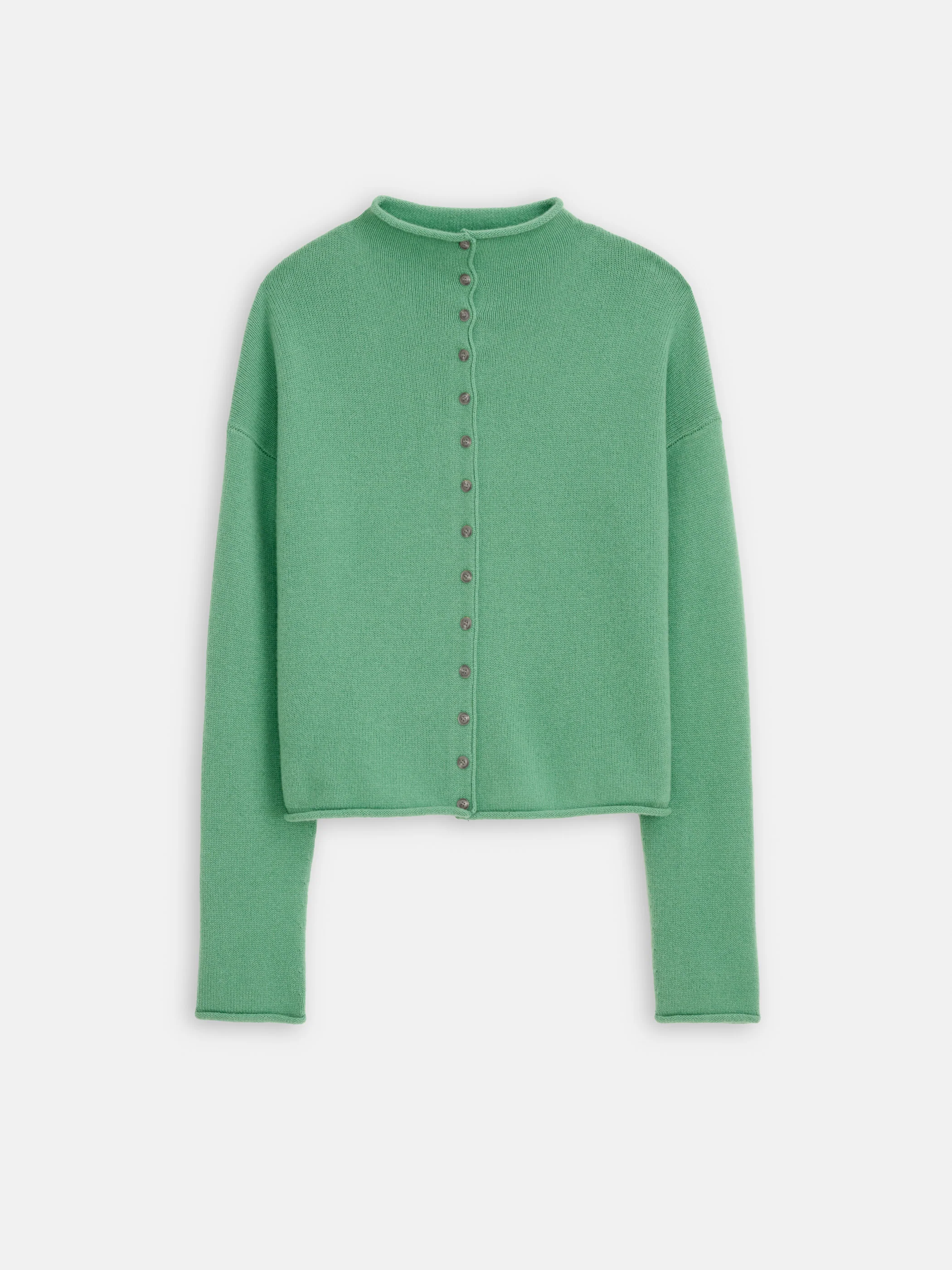 Taylor Cardigan in Washed Cashmere - Image 3