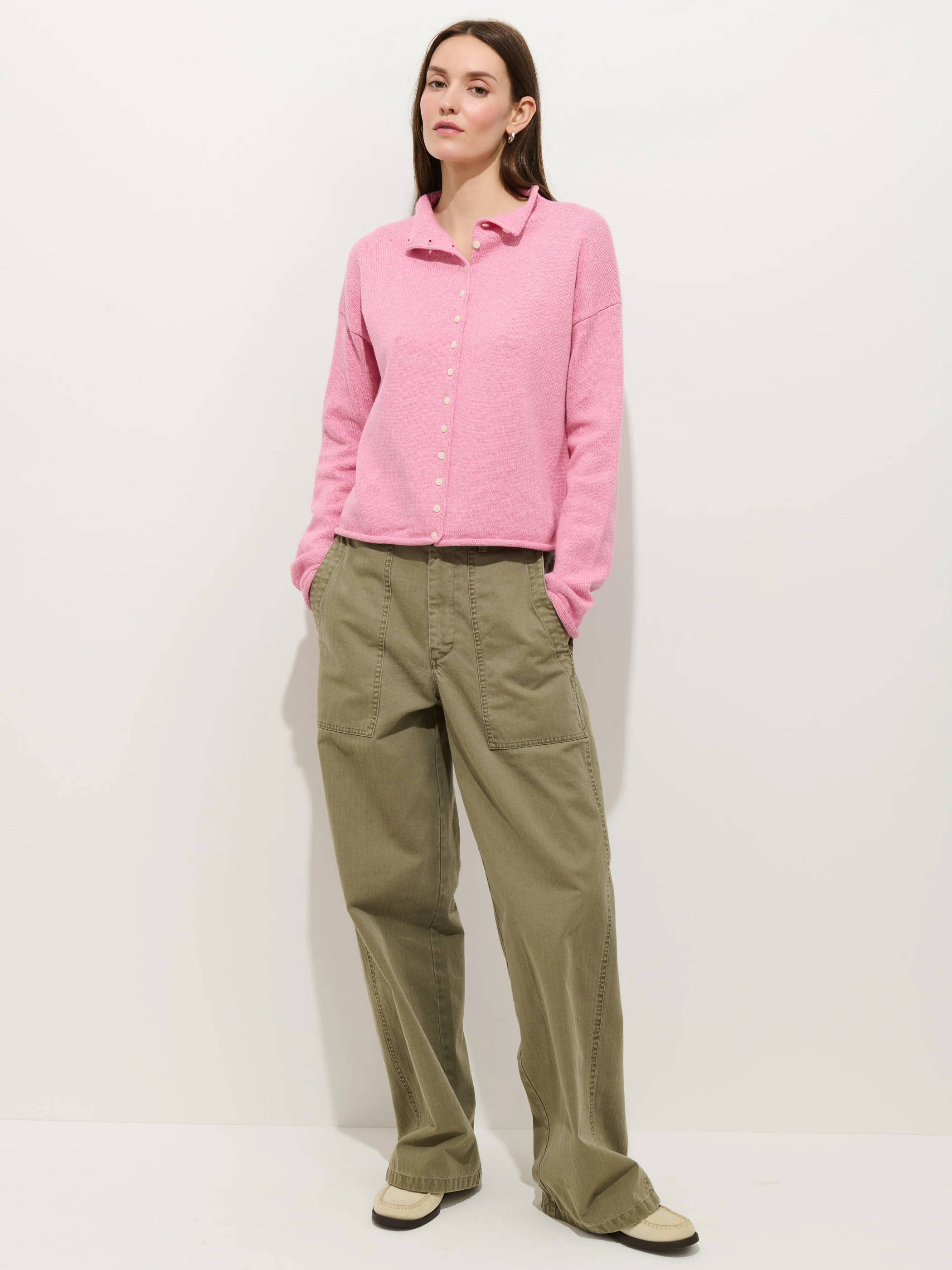 Taylor Cardigan in Cotton Cashmere - Image 5