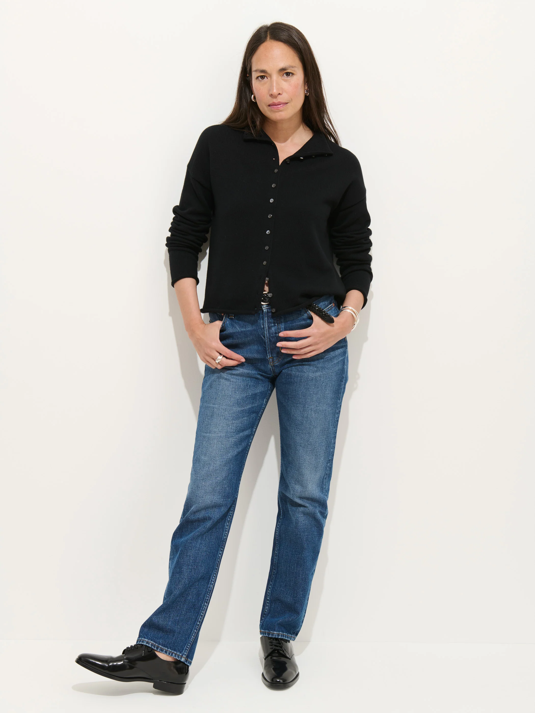 Taylor Cardigan in Cotton Cashmere - Image 4