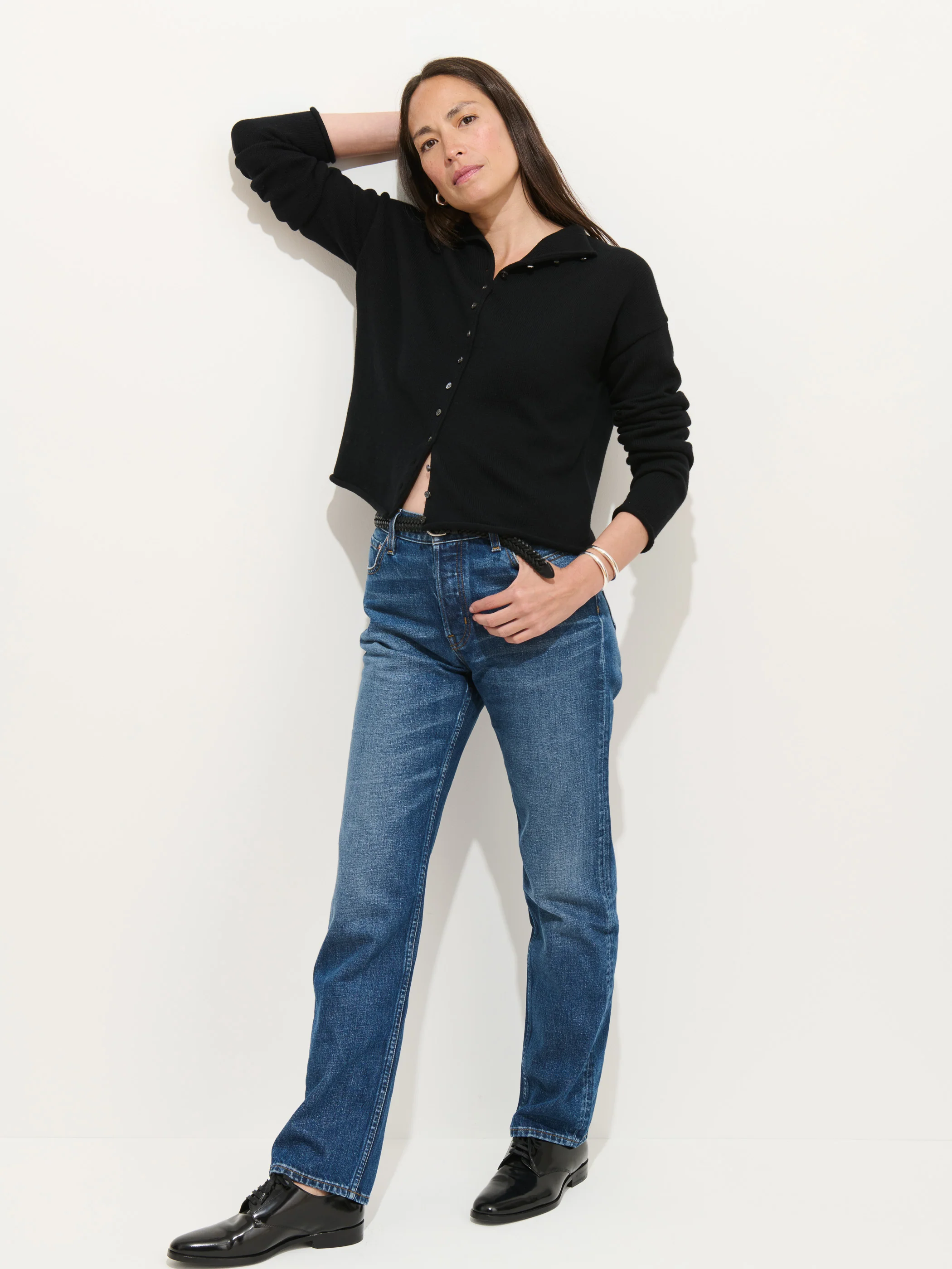 Taylor Cardigan in Cotton Cashmere - Image 5