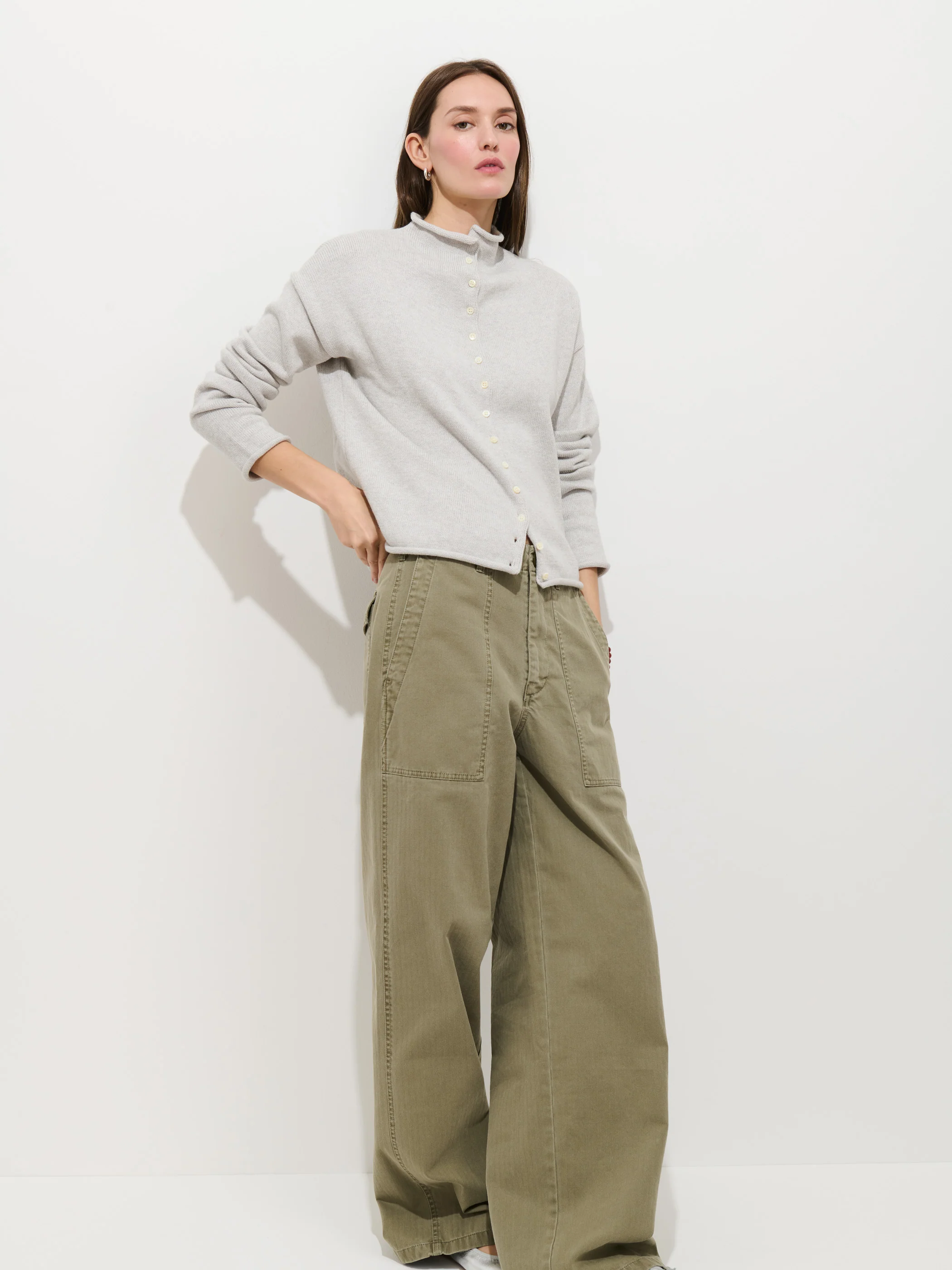Taylor Cardigan in Cotton Cashmere - Image 3