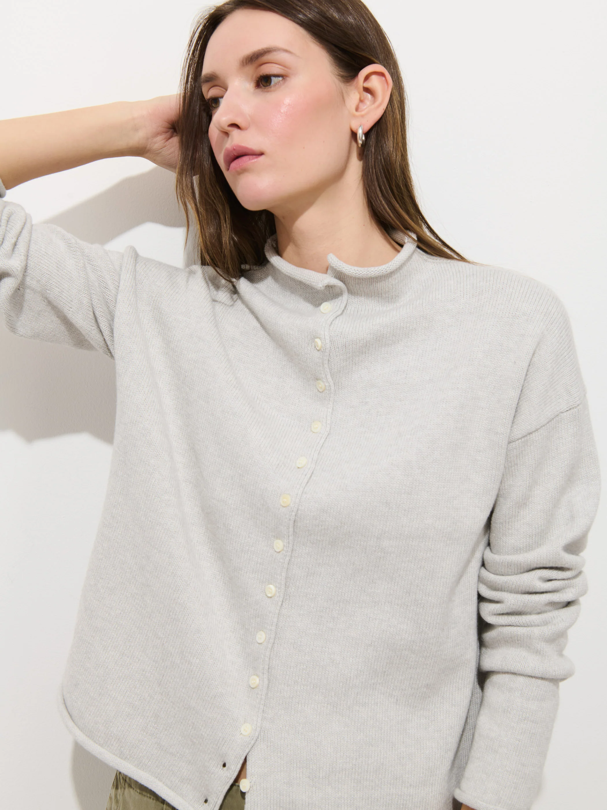 Taylor Cardigan in Cotton Cashmere - Image 4