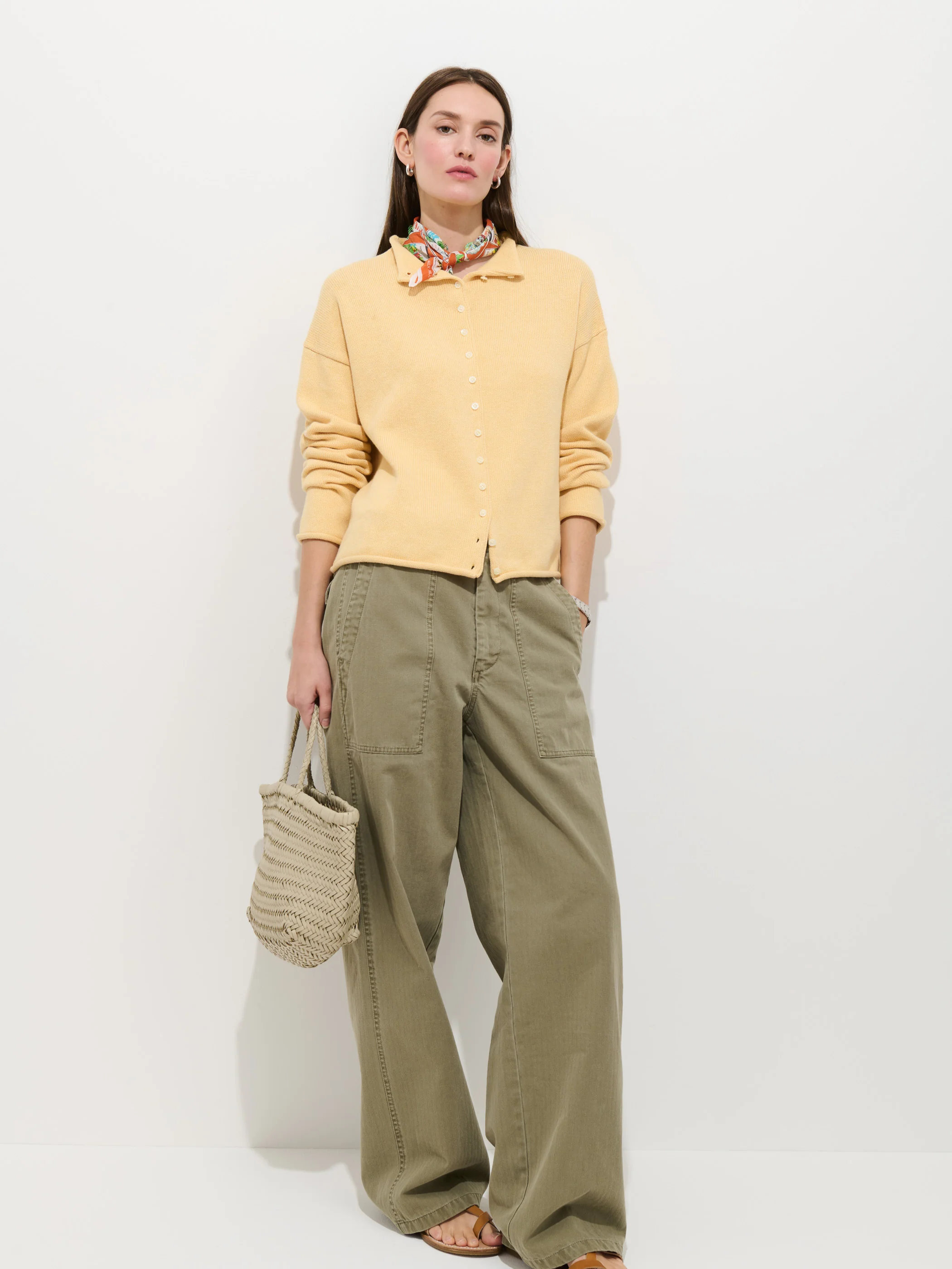 Taylor Cardigan In Cotton Cashmere - Image 3