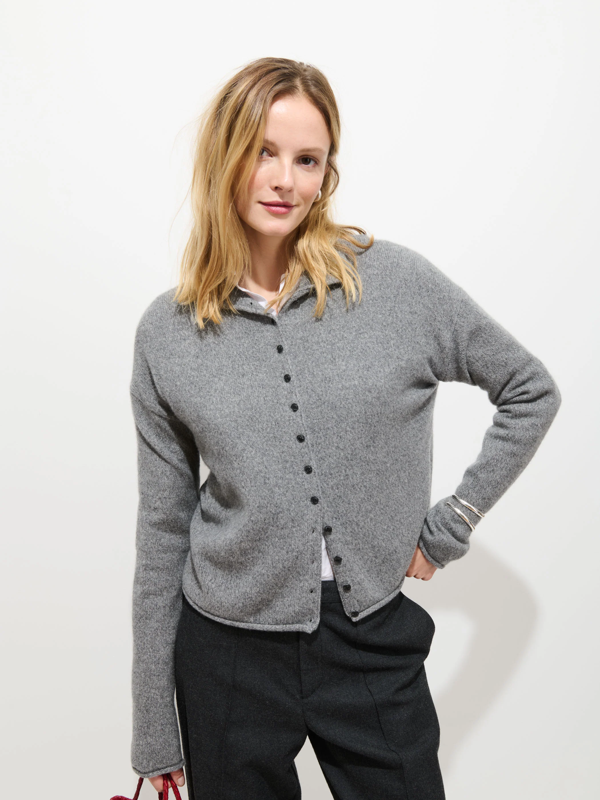 Taylor Cardigan In Cashmere - Image 4