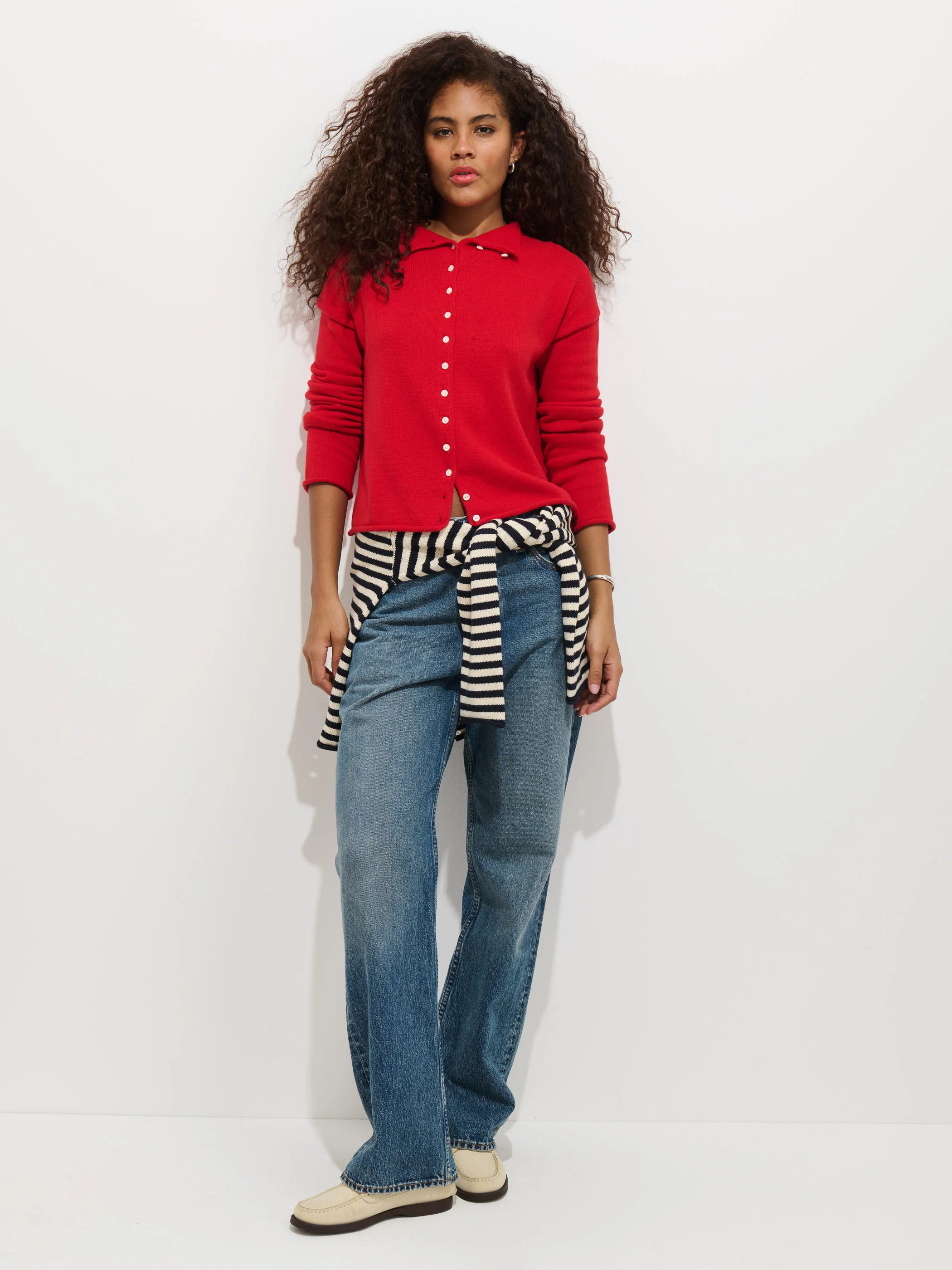 Taylor Cardigan in Cotton Cashmere - Image 3