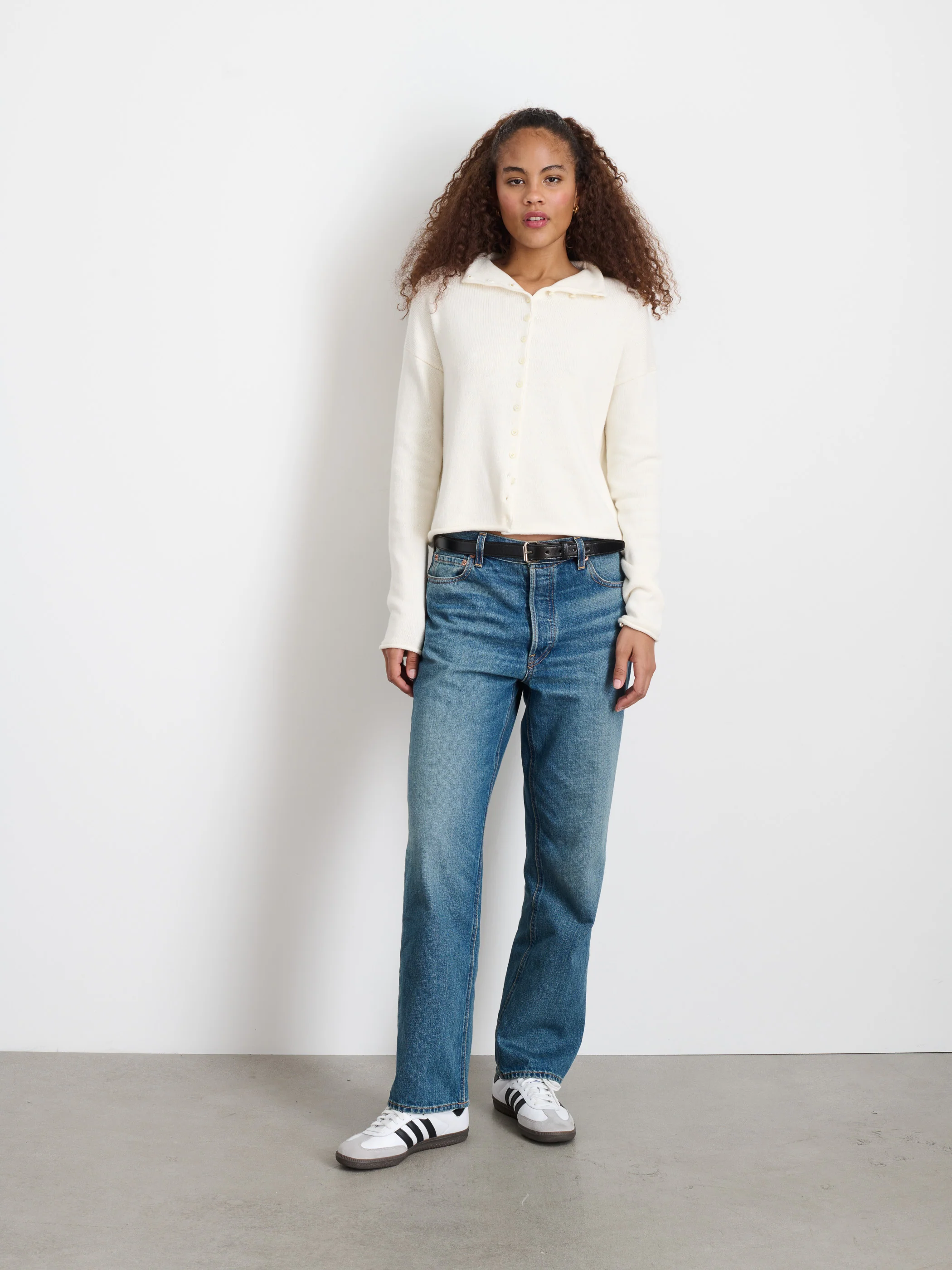 Taylor Cardigan in Cotton Cashmere - Image 3