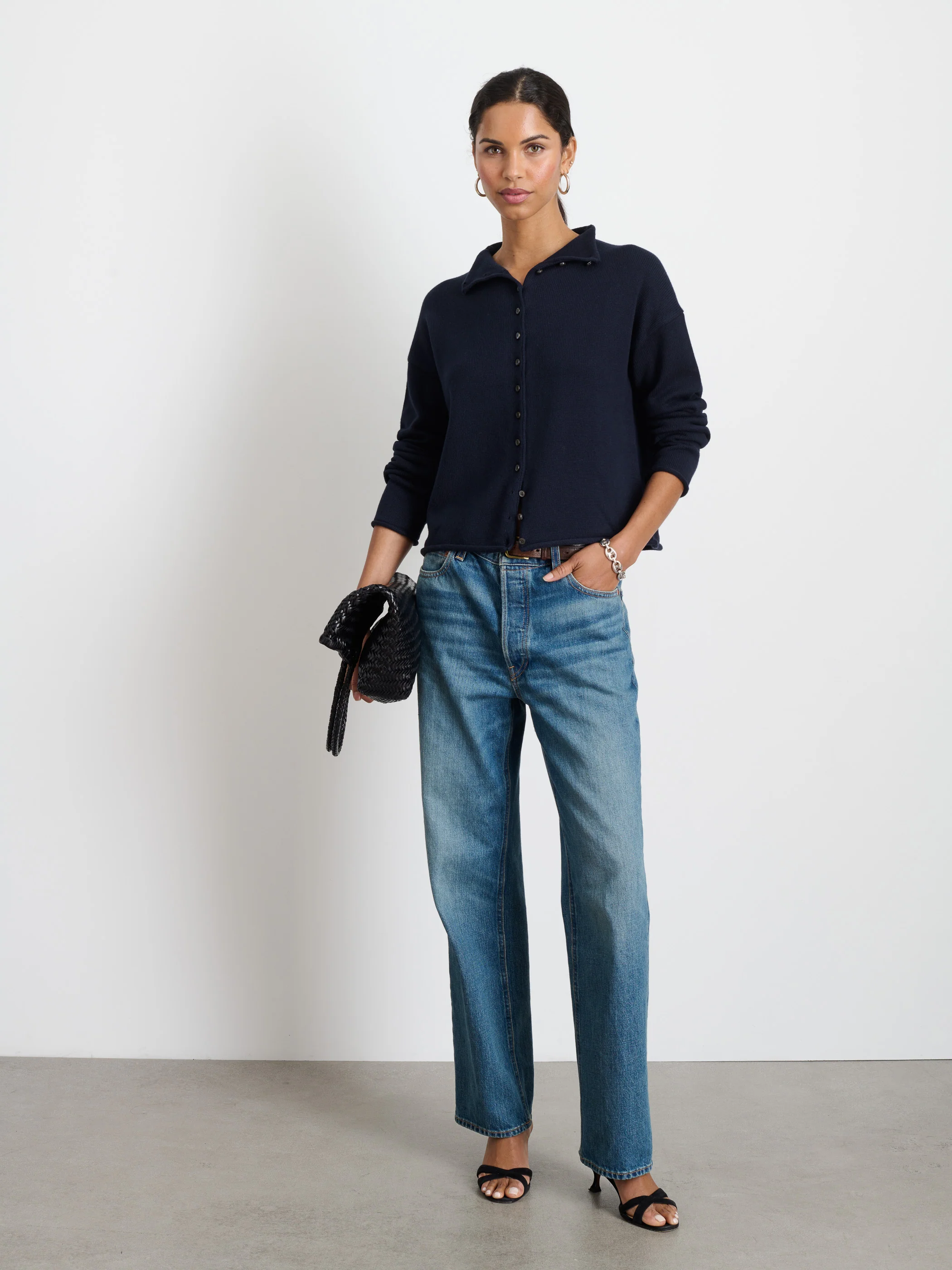 Taylor Cardigan in Cotton Cashmere - Image 3