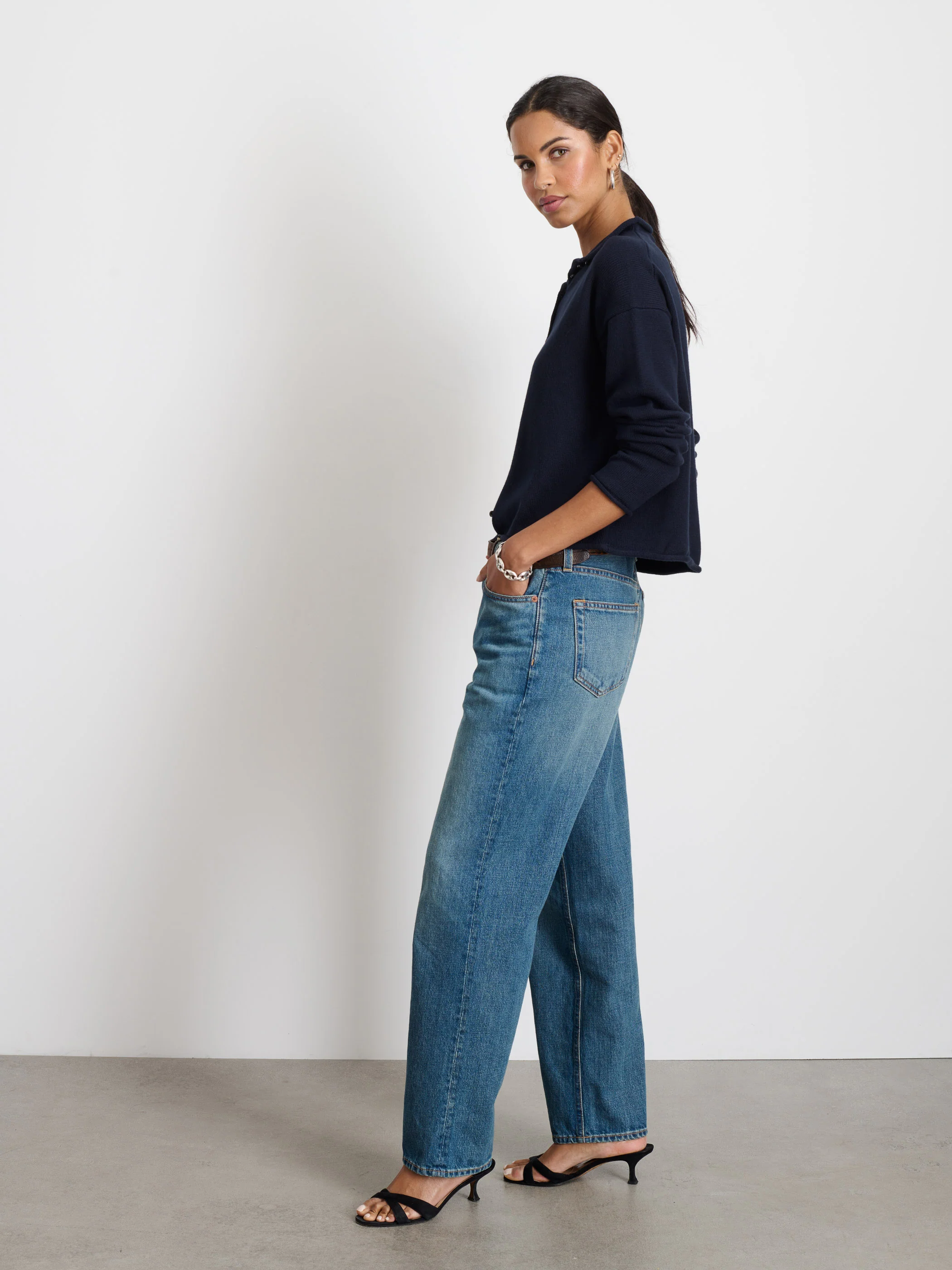 Taylor Cardigan in Cotton Cashmere - Image 4