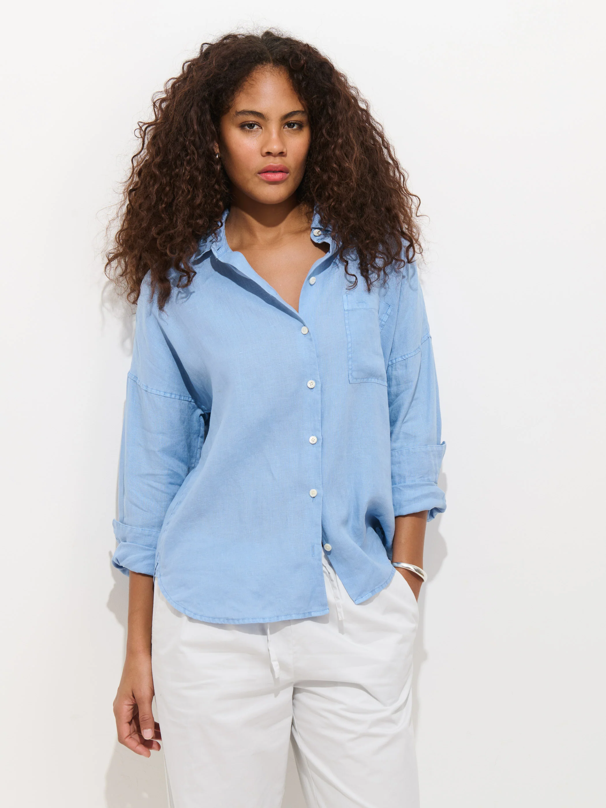The Jo Shirt In Linen