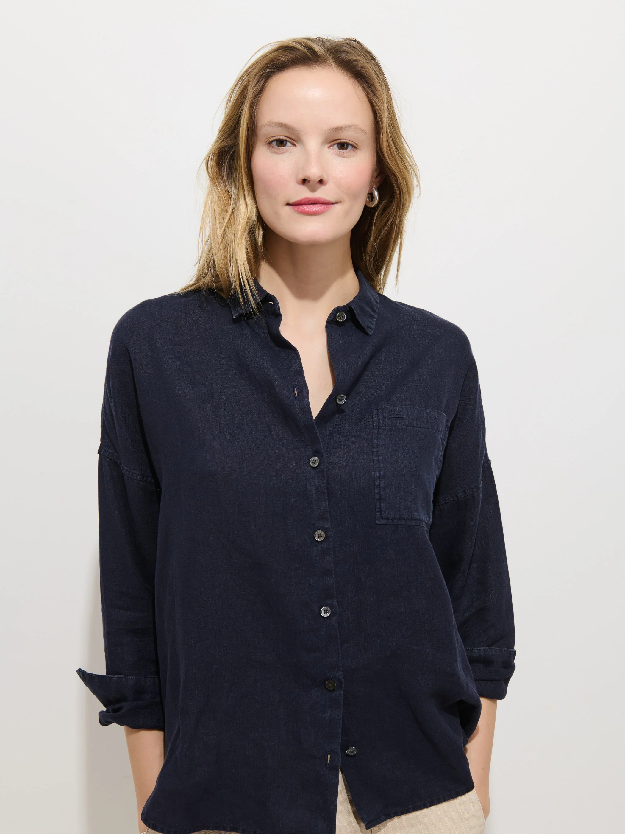 The Jo Shirt In Linen