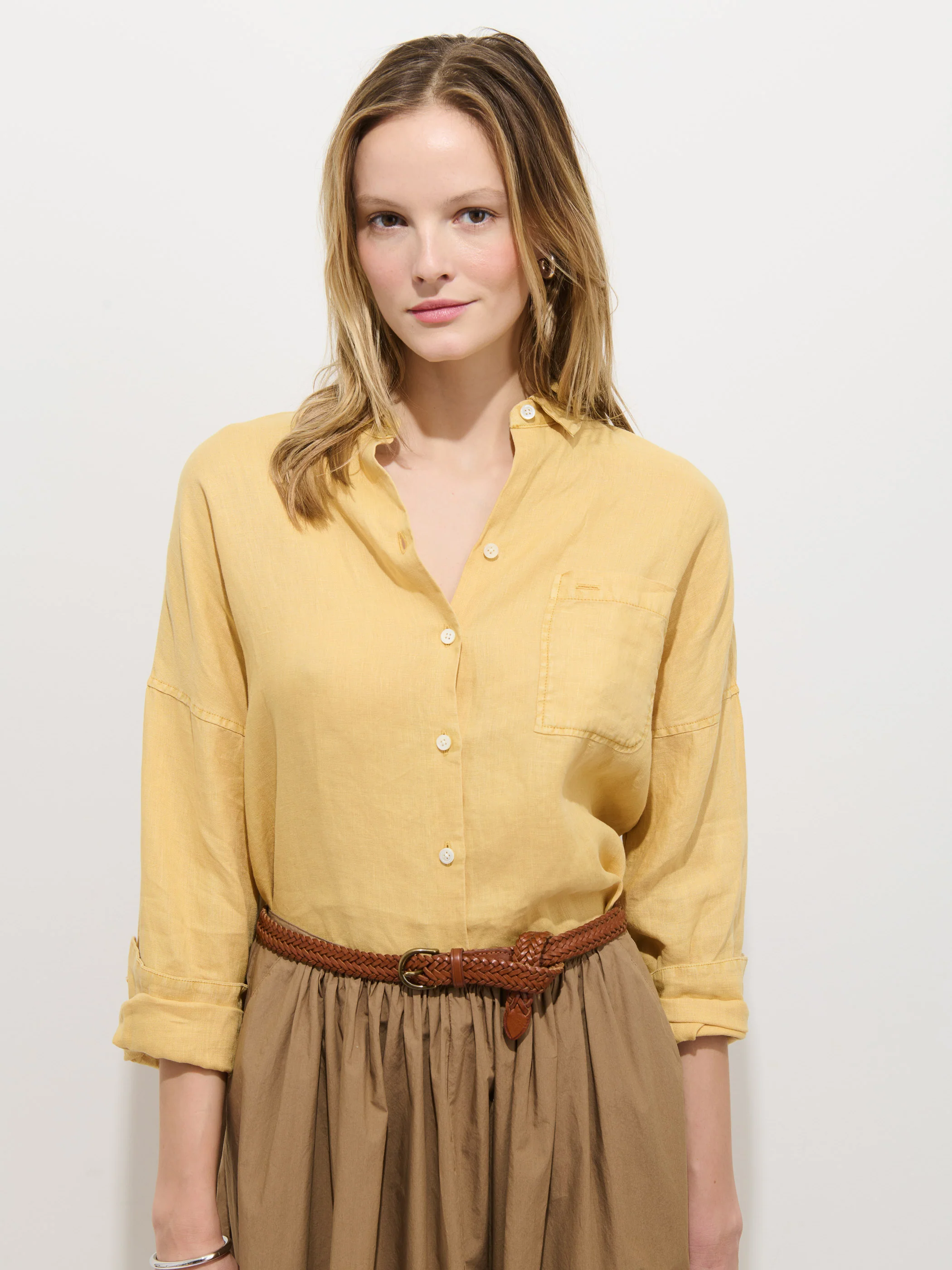 The Jo Shirt In Linen