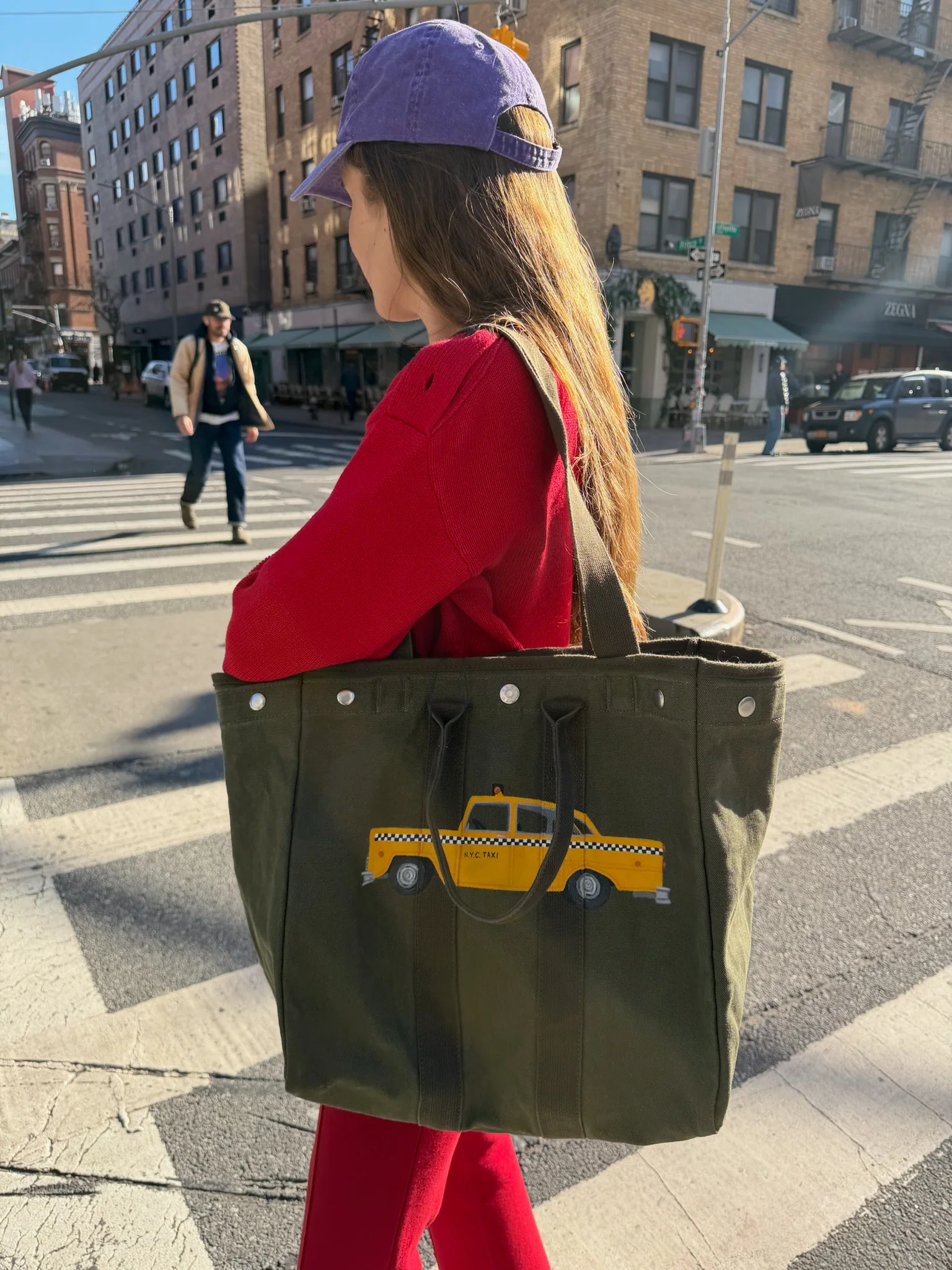 Limited Edition Painted Perfect Weekday Taxi Tote - Image 2