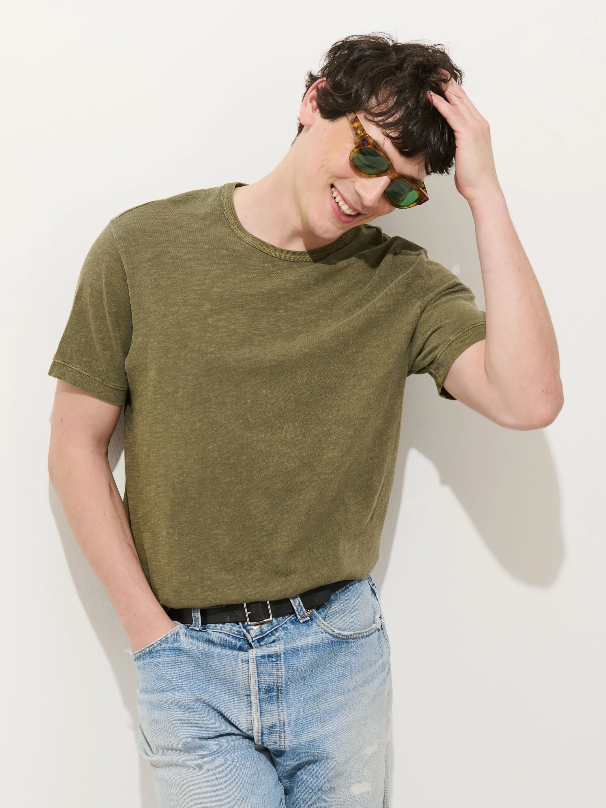 Standard T-Shirt In Slub Cotton - Image 3