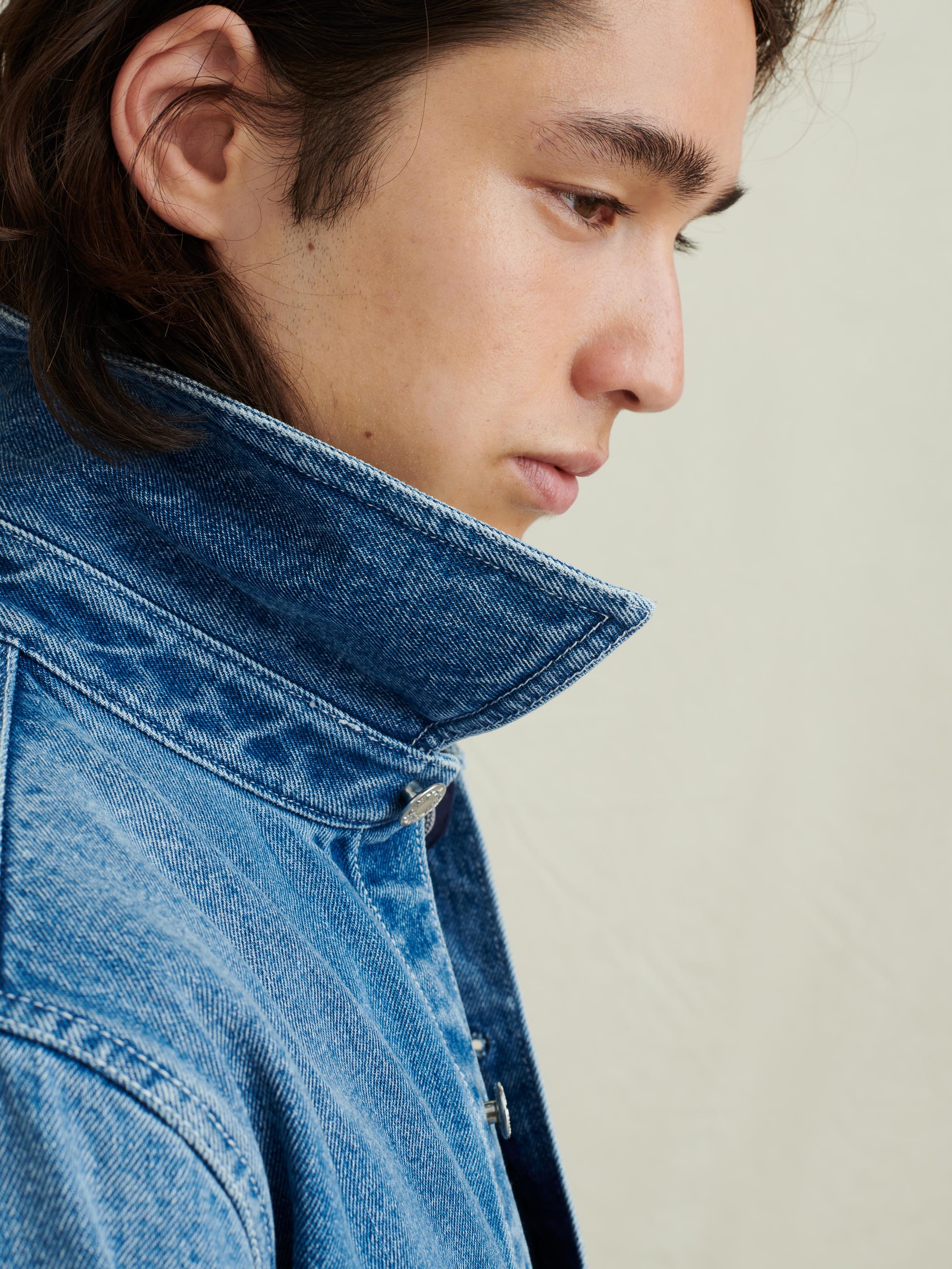 Work Jacket in Vintage Wash Denim - Image 7